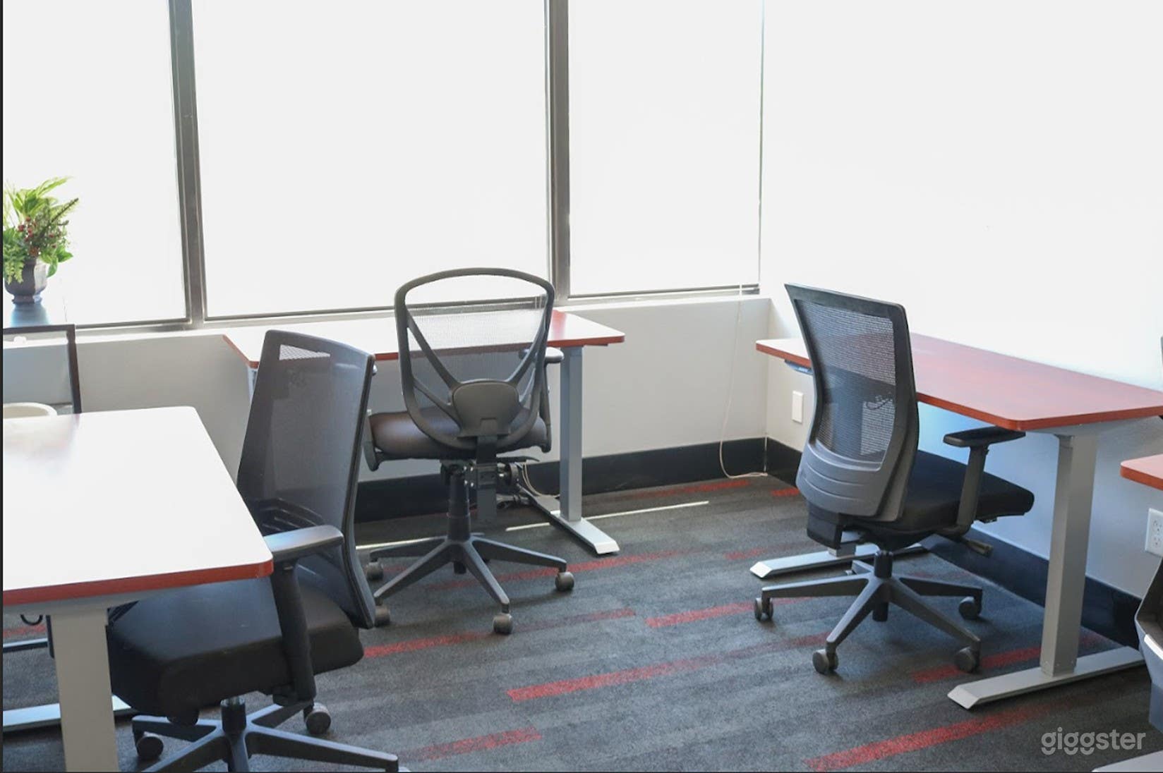 Bright 4-Desk Coworking Space Photo 4