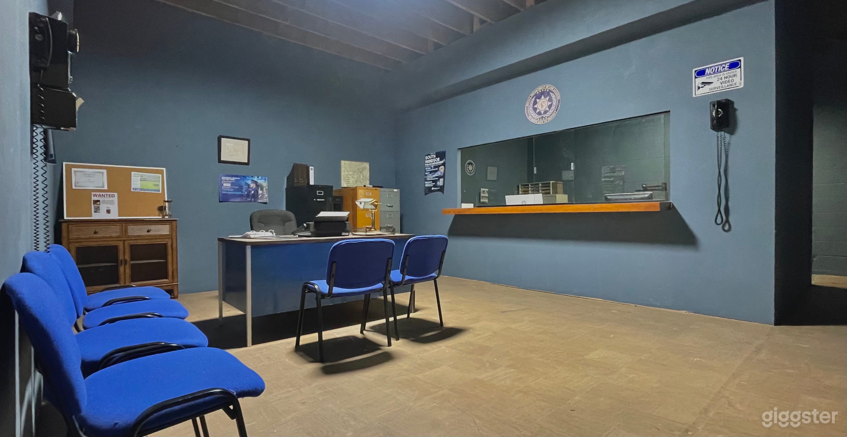 Police station film sets