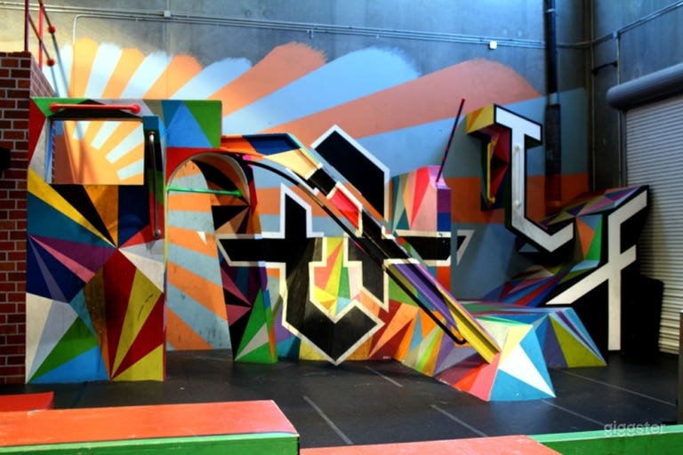  Valley Graffiti Colorful Gym in Chatsworth  