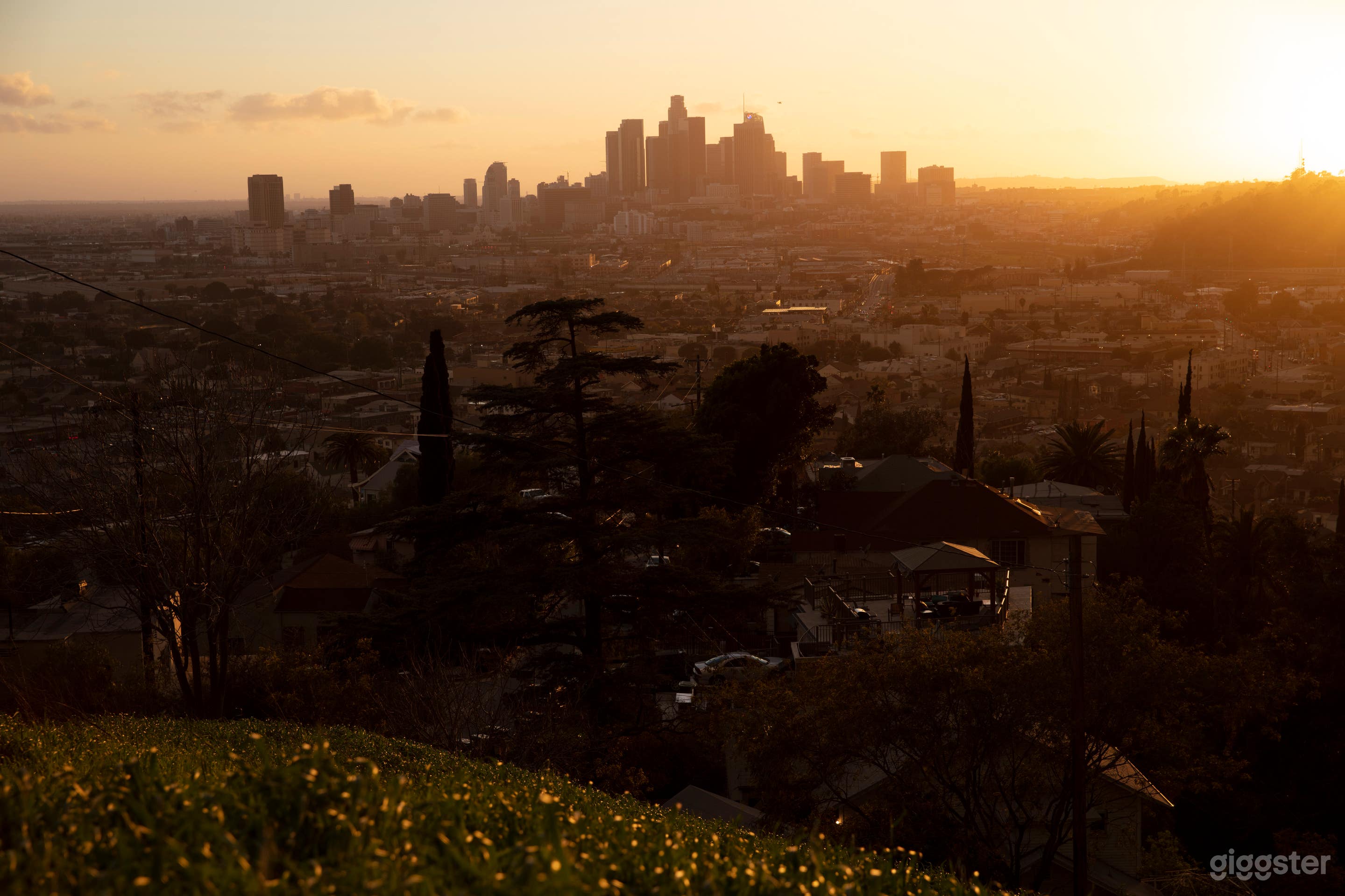 Sunset from Glass Mountain.