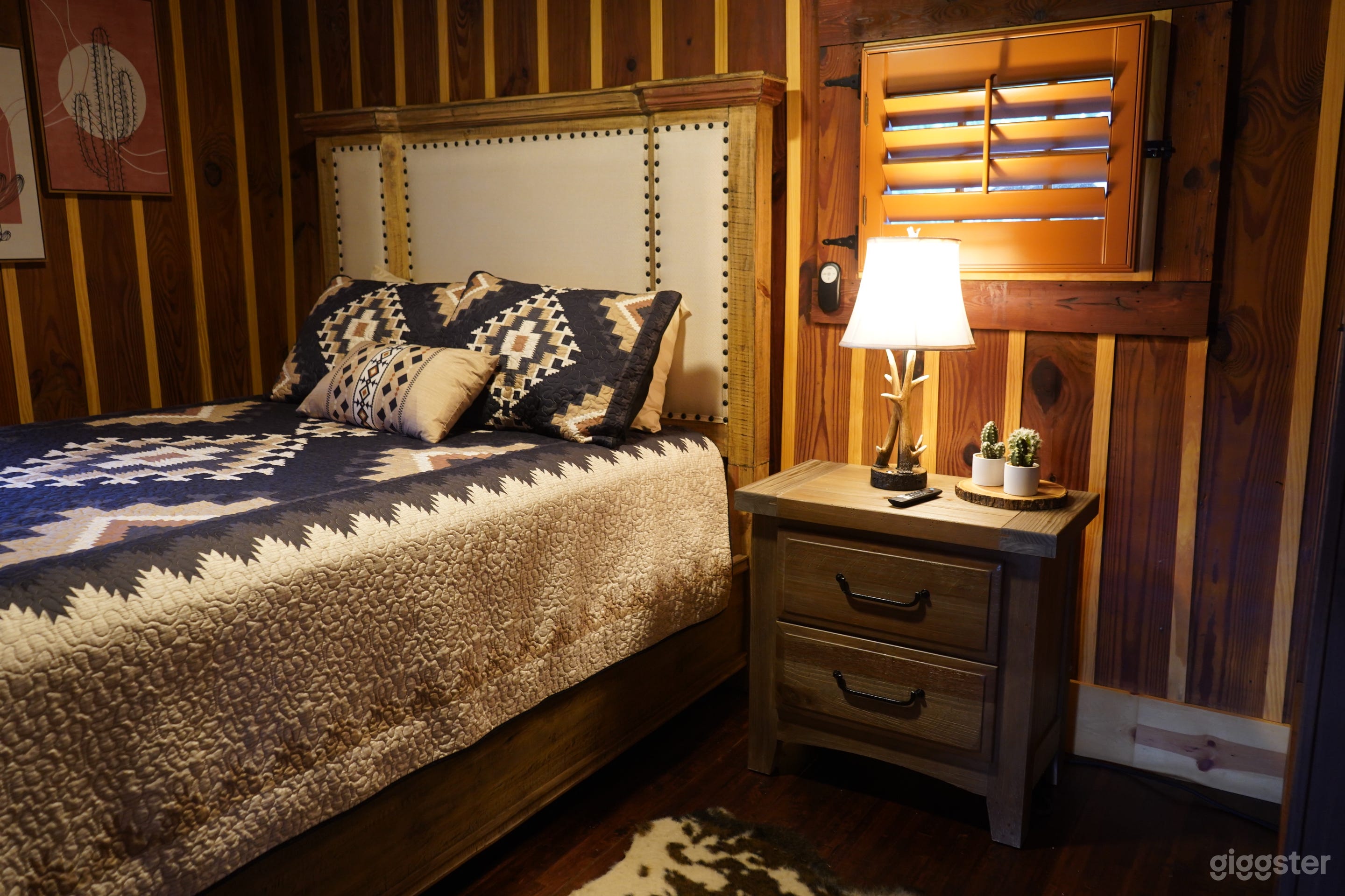 Dark Moody Cabin with Western Charm Photo 4