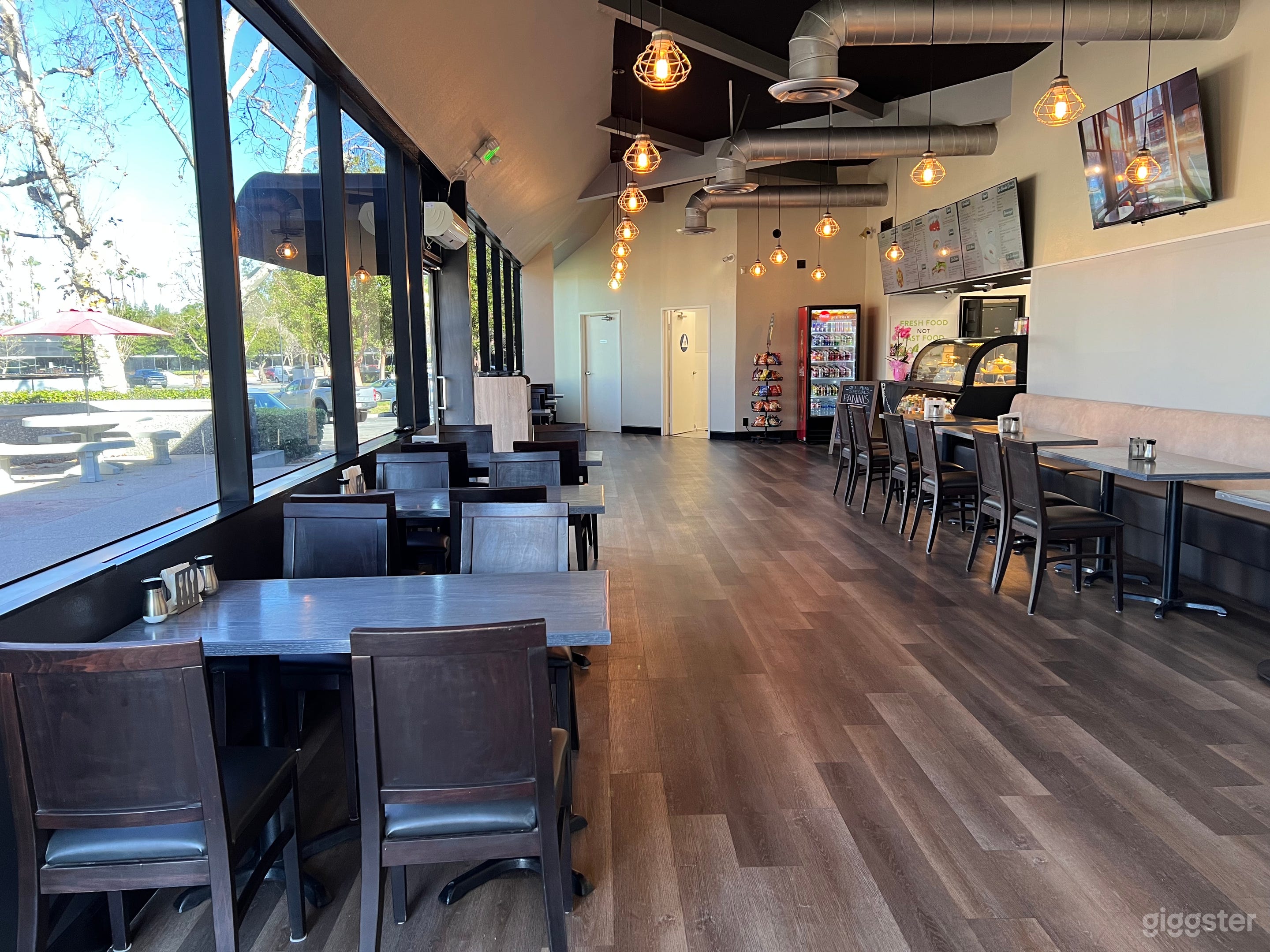 Our usual set up, chairs and tables in this photo are included.