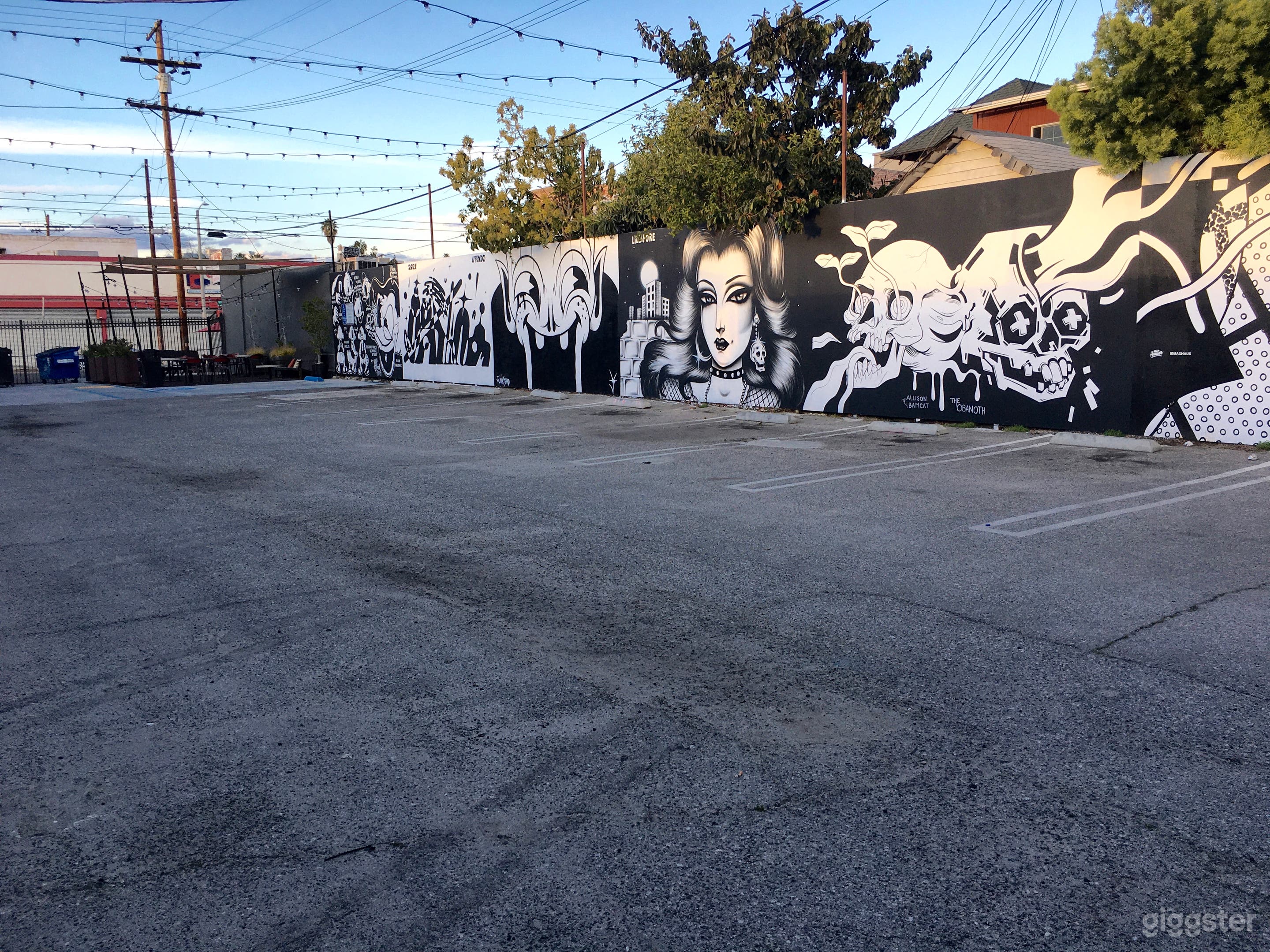 Outdoor Mural Art Lot in Mid-City Los Angeles Photo 4