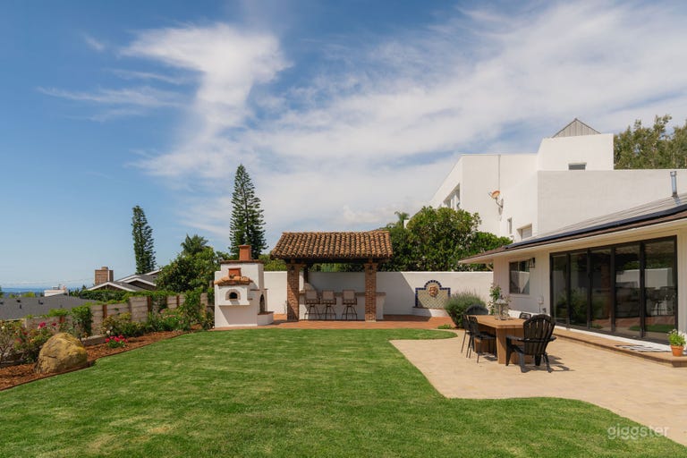  Maison ranch californienne avec vue sur l'océan et la montagne 