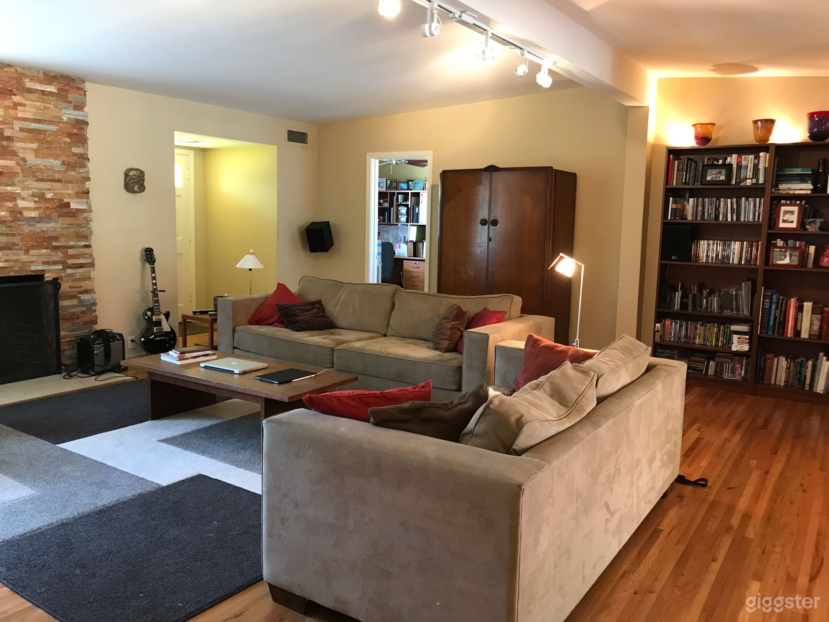 That rare middle class home with lots of open space to choose your shots, and move the camera. 