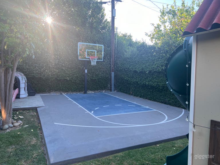  Garden Basketball Court perfect for film, television and music videos 