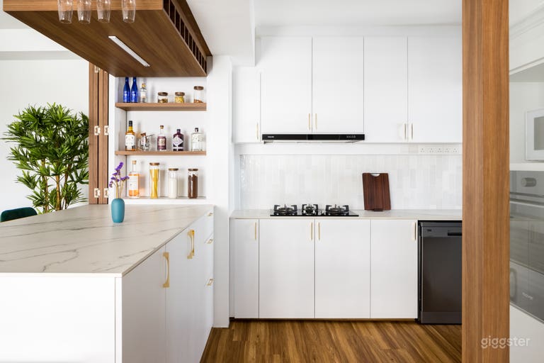  Hygge-styled, w kitchen island bar 