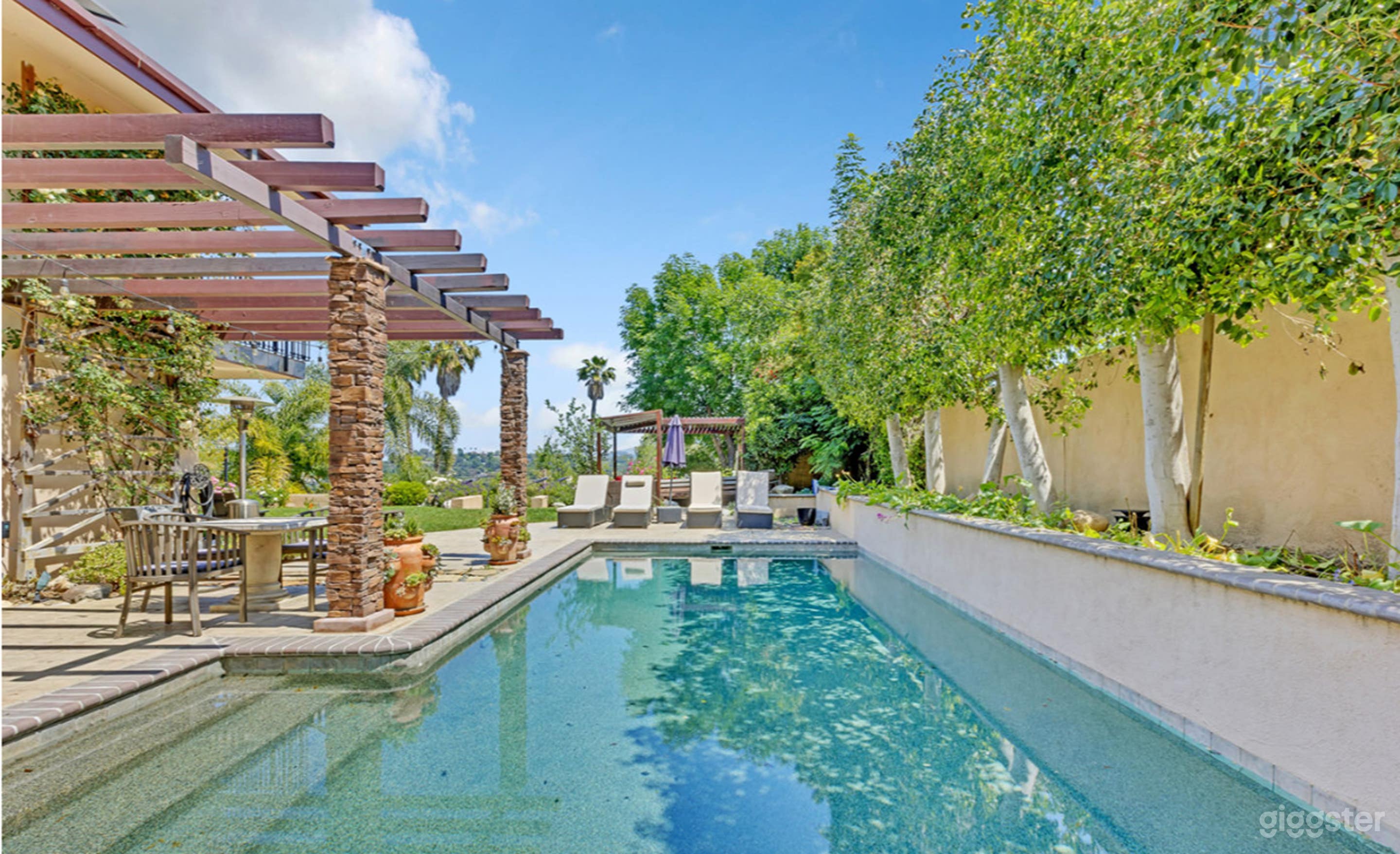  California Tuscan Villa Pool Photo 1