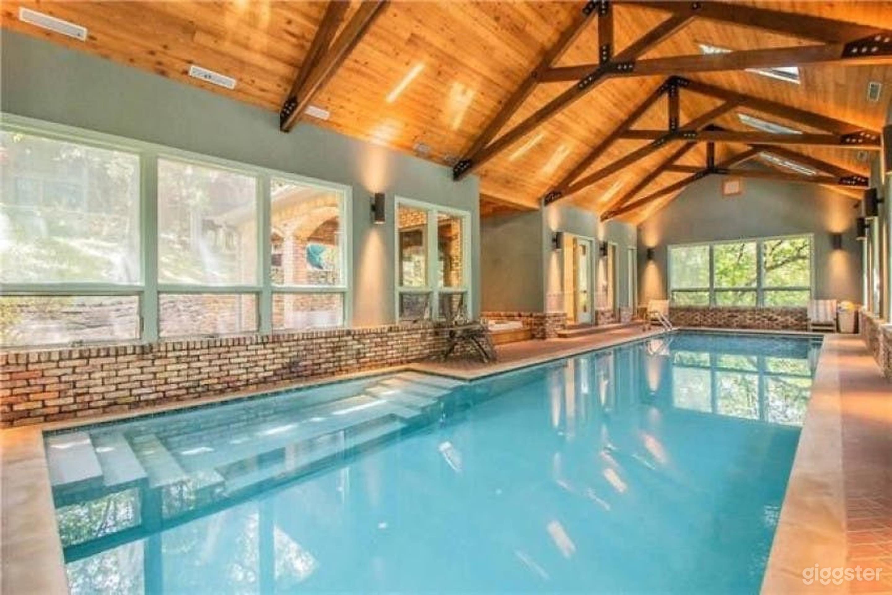 Beautiful Custom Indoor Pool House Photo 1