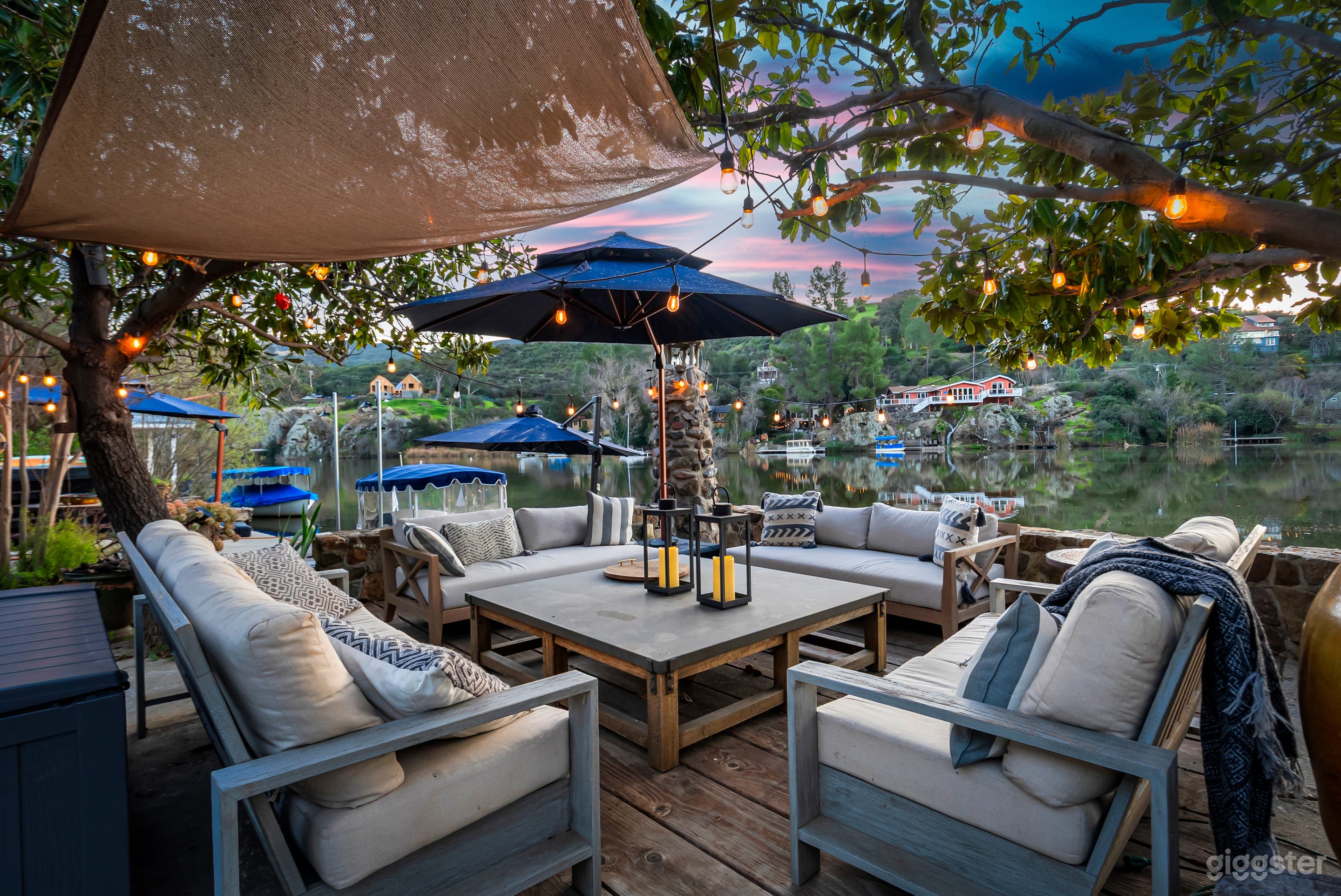 1934 Stone Lake House with Large Dock Photo 1