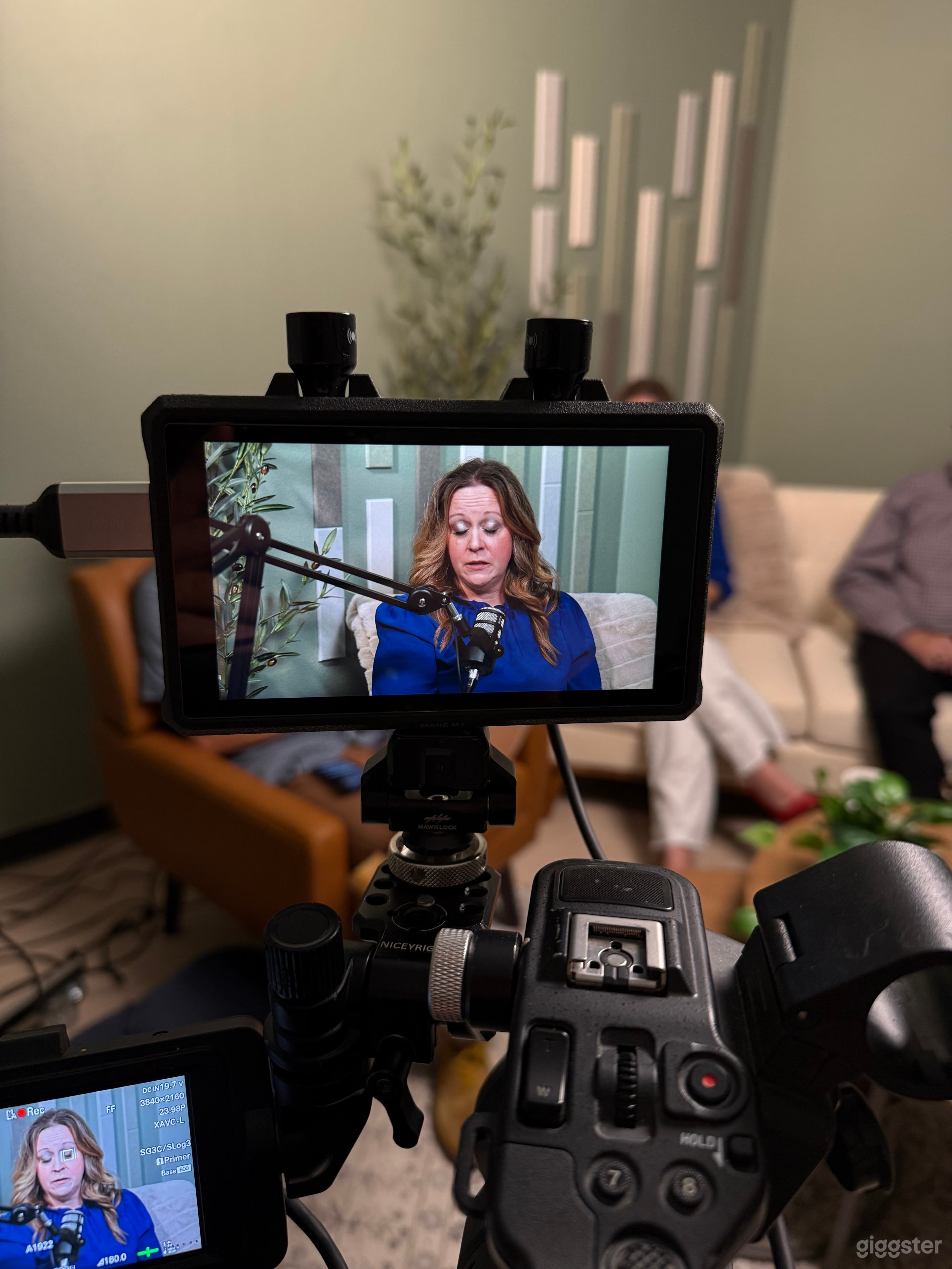 Modern Podcast & Interview Studio with Lounge Setup | Rent this ...