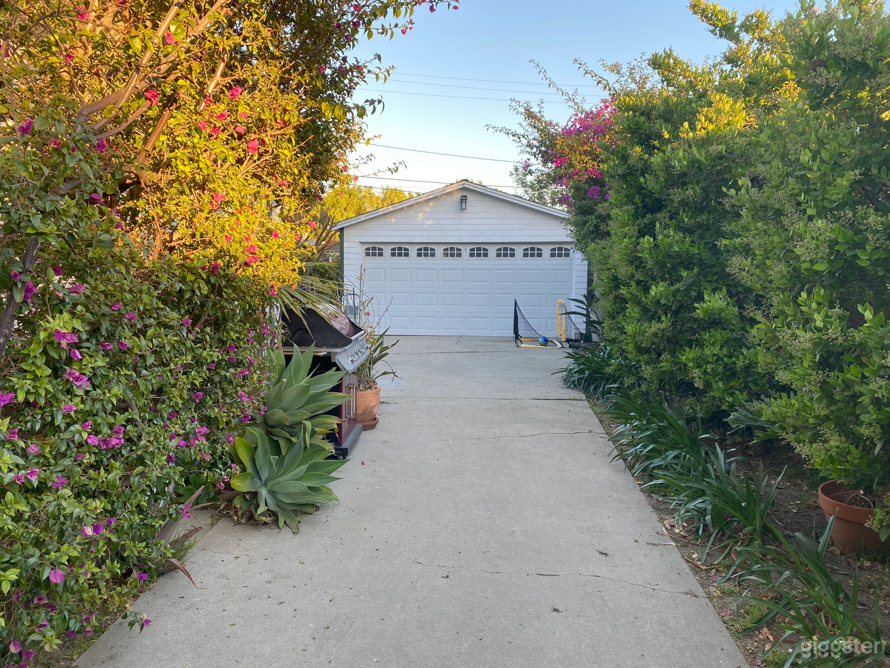 Back 1/2 of driveway 