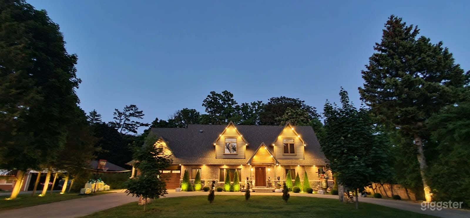 Feont view of the house