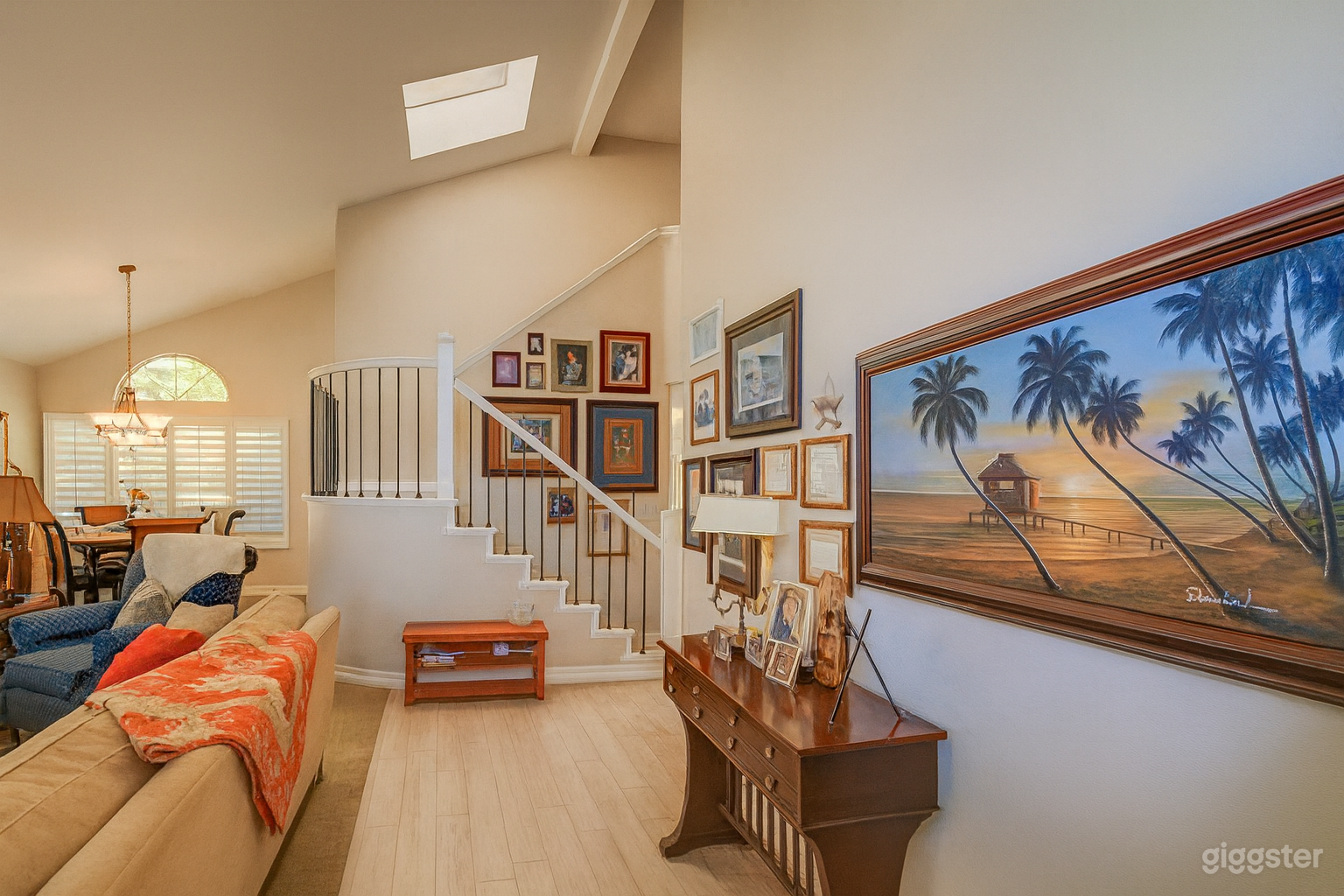 Luxury Tropical Backyard with Waterfall Pool & Palm Tree Photo 4