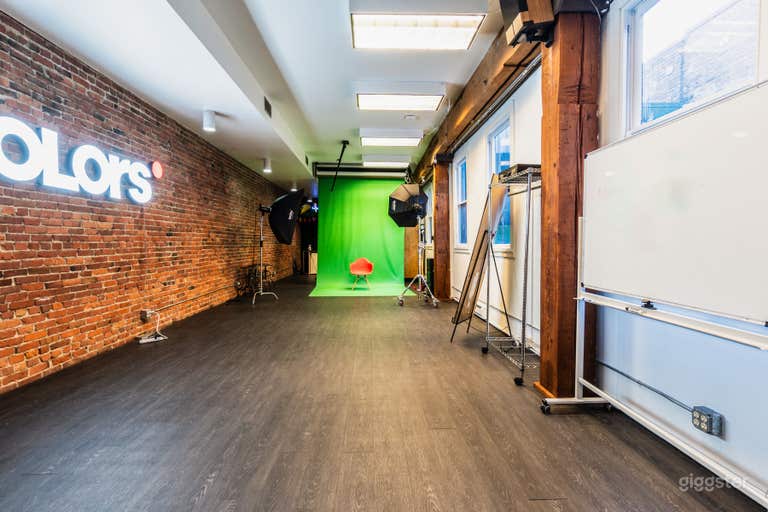  We offer white, black &amp; green screen back drops with a single switch!  