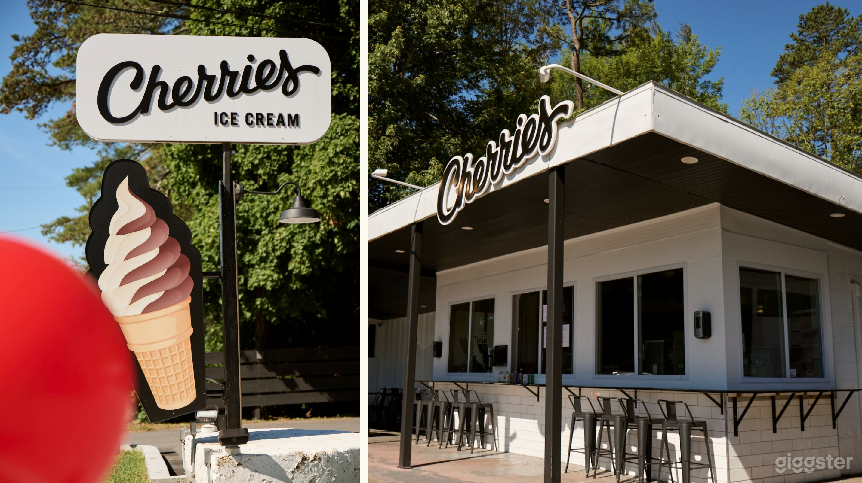 Cherries Exterior Signage