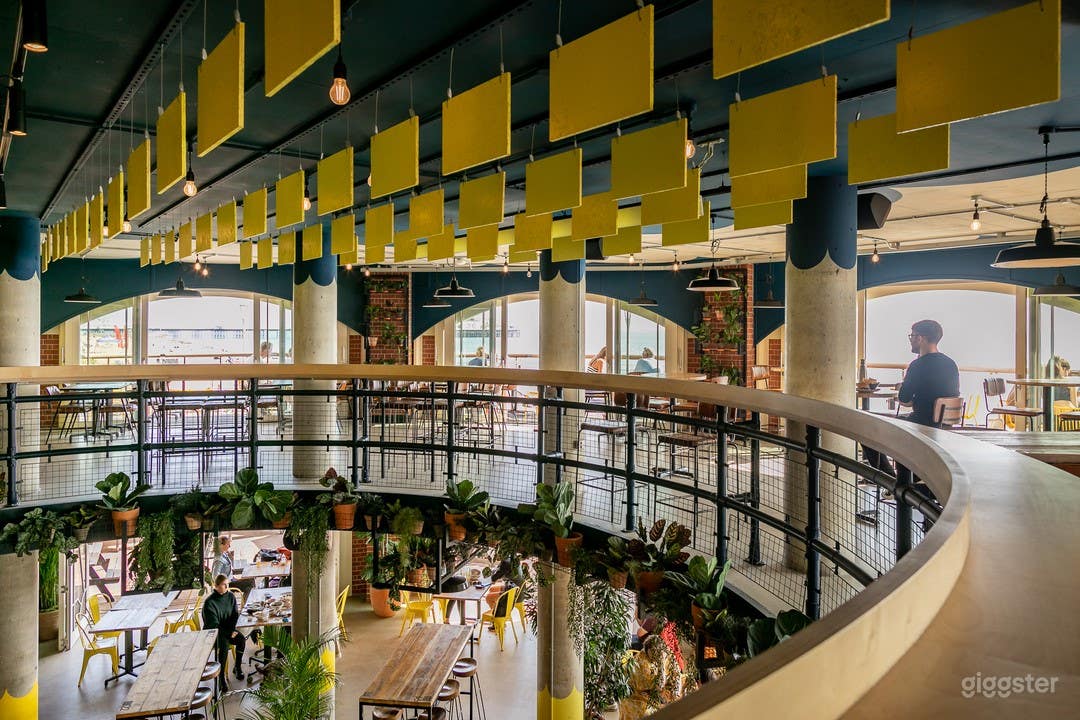 Our mezzanine floor offers unparalleled views of Brighton seafront.  
