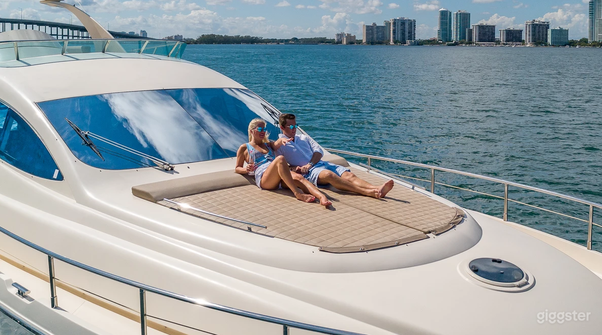 Grand and Glittering 69FT AICON Party Yacht Space Events Photo 1