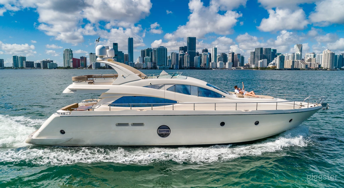 Grand and Glittering 69FT AICON Party Yacht Space Events Photo 2