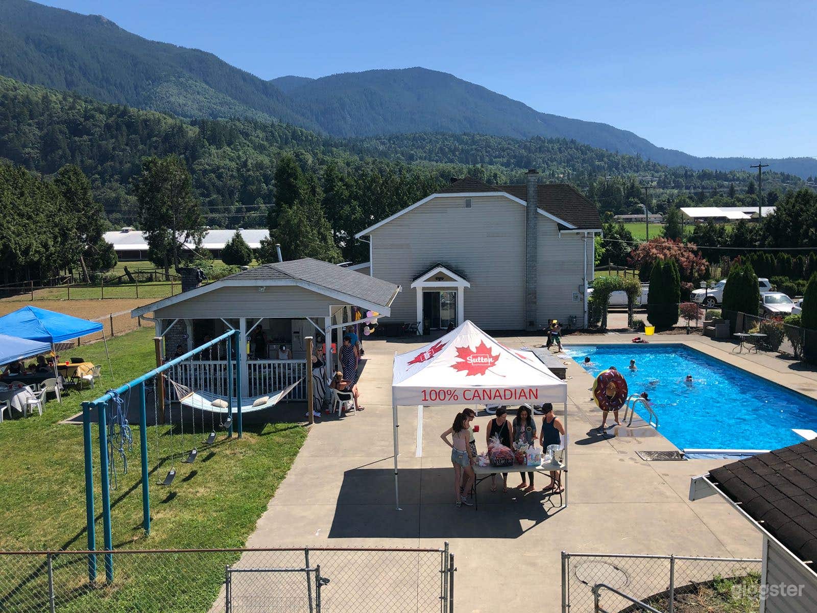 20-Acre Estate: Pool Oasis & Orchard Event Hall Photo 1