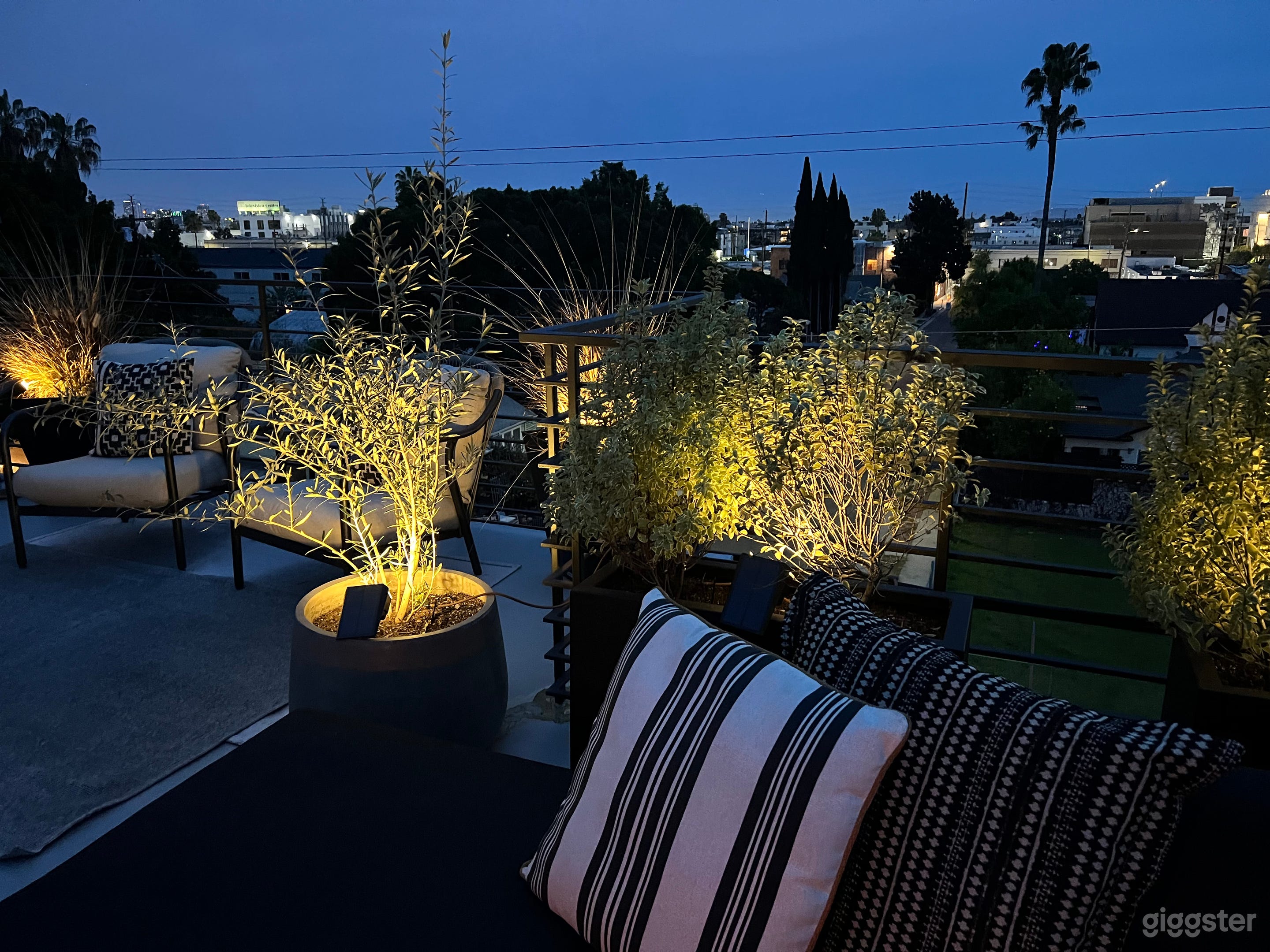 Rooftop Night - Hollywood/City View