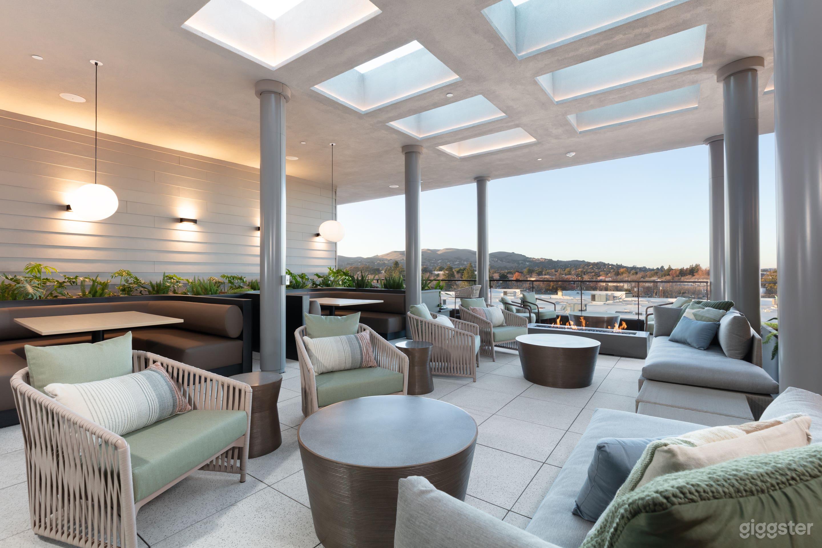 5th Floor Sky Deck with Fireplace & Scenic Hill Views Photo 1