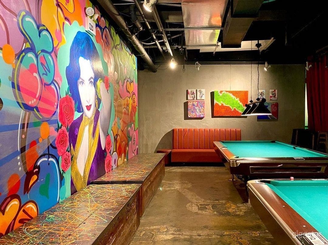 Featured mural wall. 
