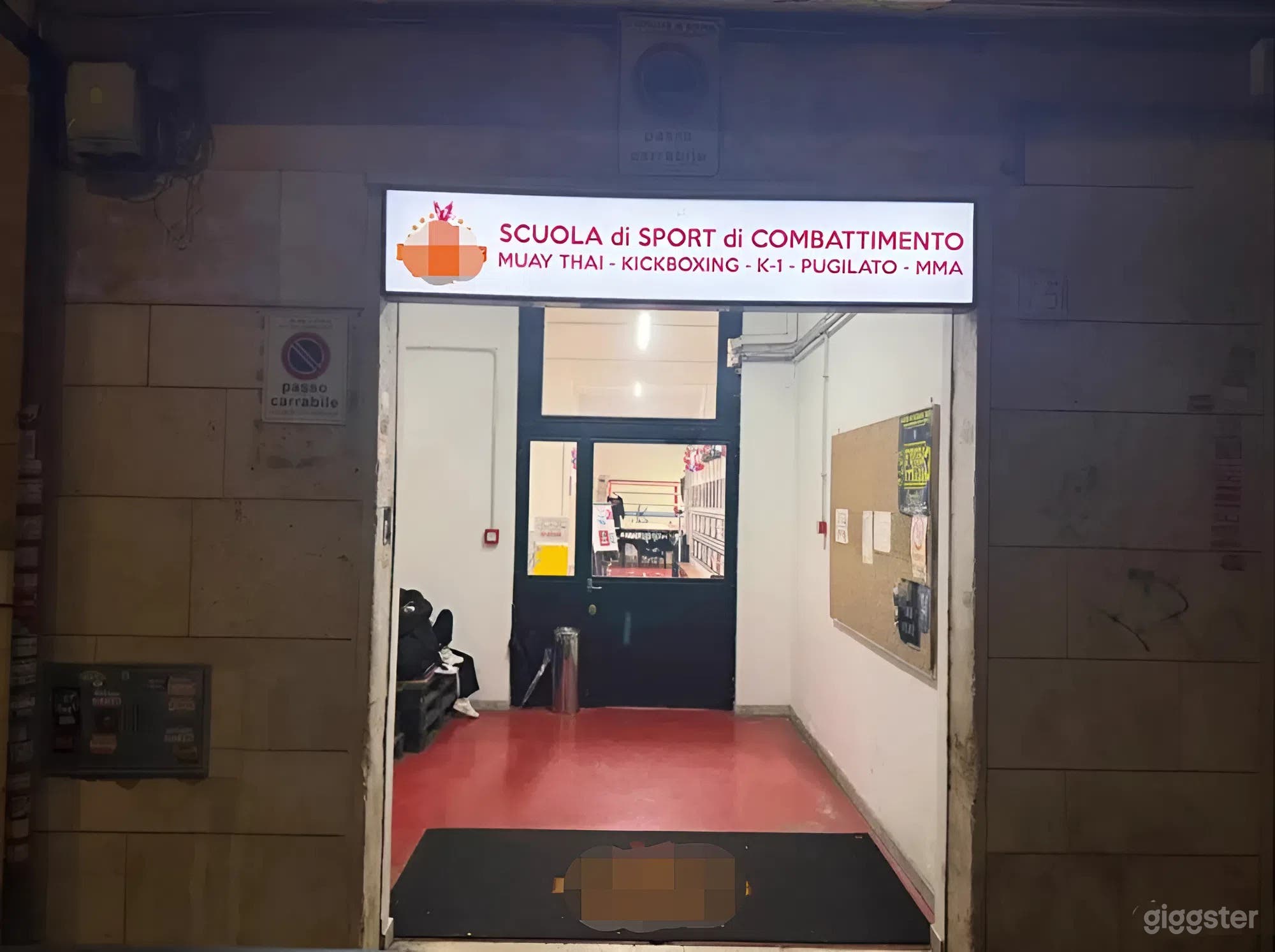 Authentic Fitness/Boxing Gym in Rome – for Film, Photo Shoot Photo 1