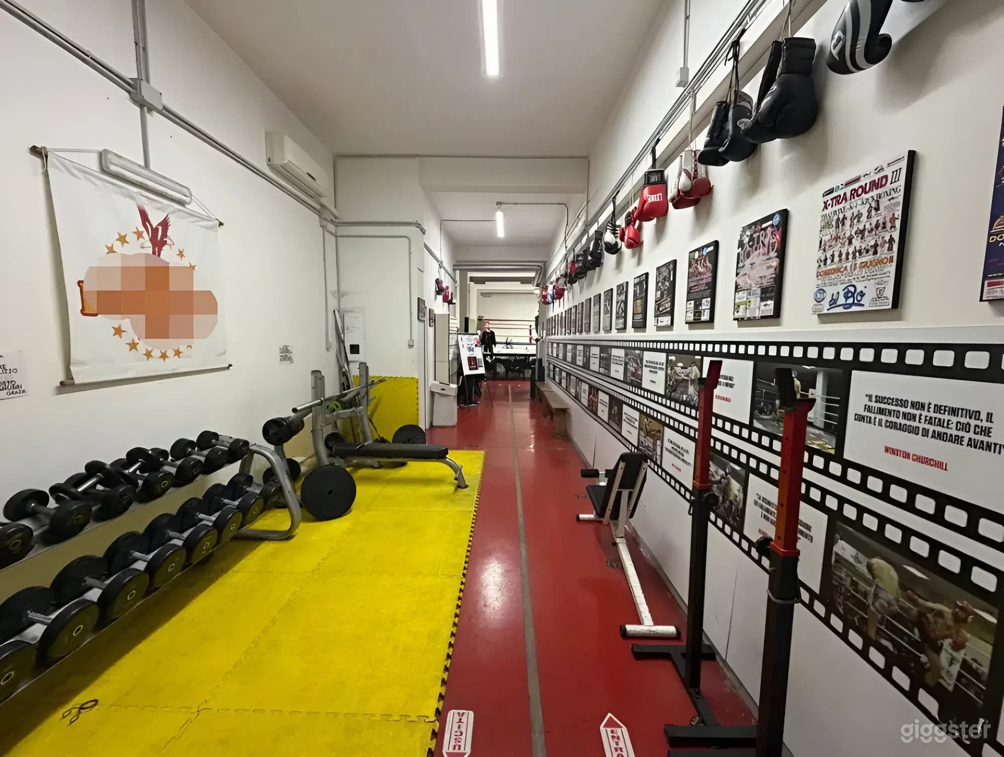 Authentic Fitness/Boxing Gym in Rome – for Film, Photo Shoot Photo 3