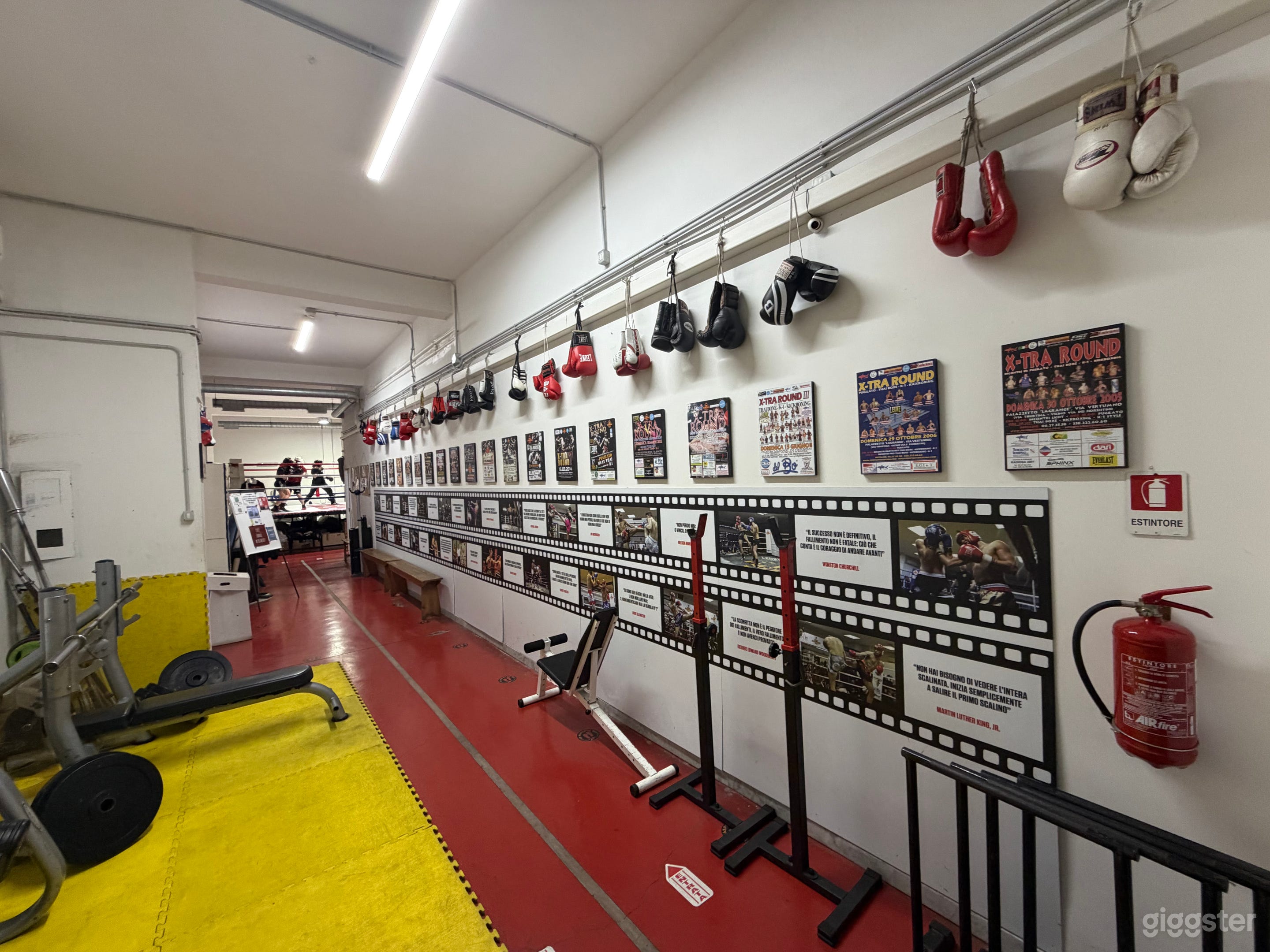 Authentic Fitness/Boxing Gym in Rome – for Film, Photo Shoot Photo 2