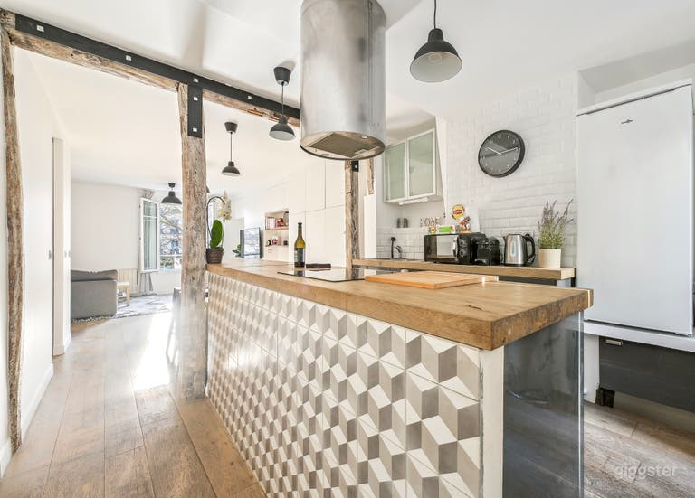  Parisian Apartment Ideal for Filming, Shoots & Private Use 