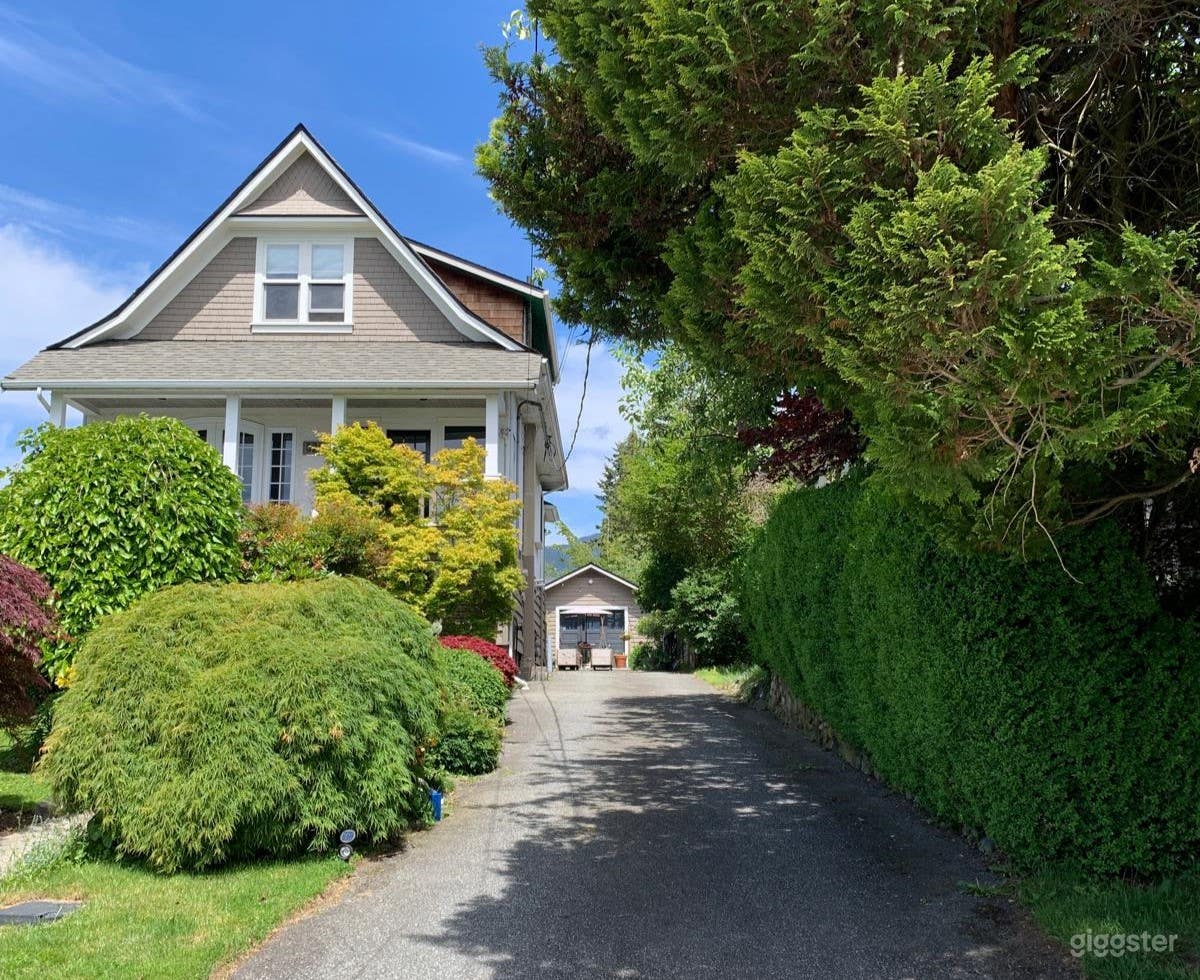 Front view facing north.