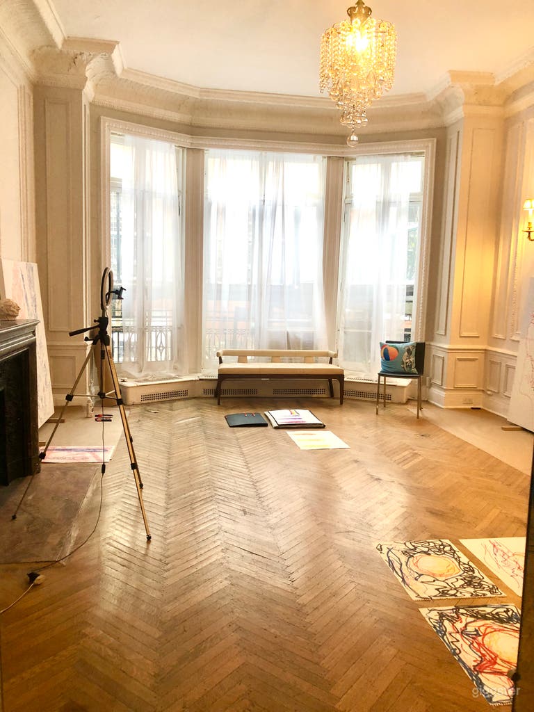  Galería de arte/estudio fotográfico de 2 pisos, joya de Central Park 