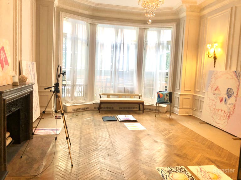  Galería de arte/estudio fotográfico de 2 pisos, joya de Central Park 