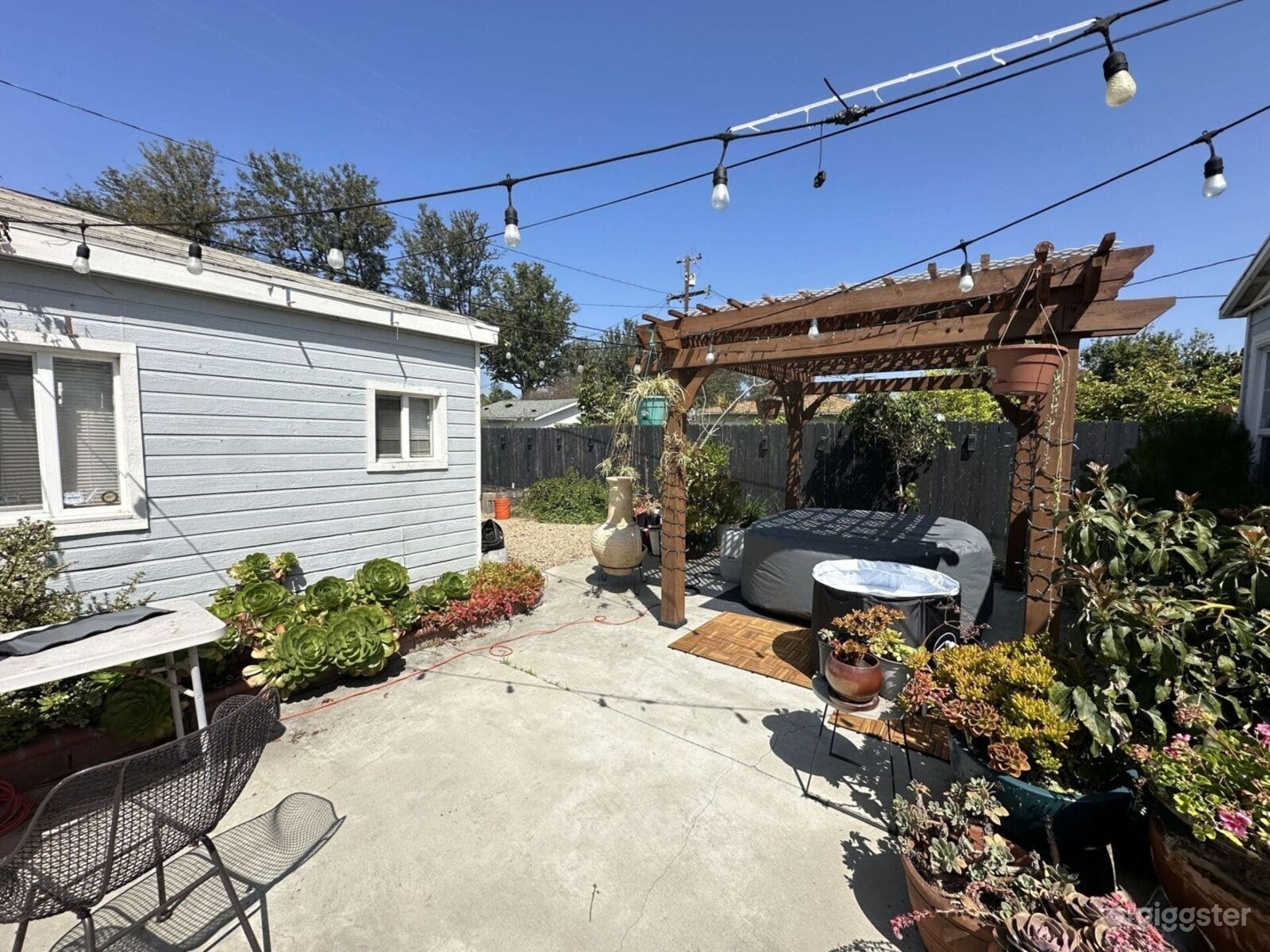 Modern Long Beach Backyard Oasis Photo 1