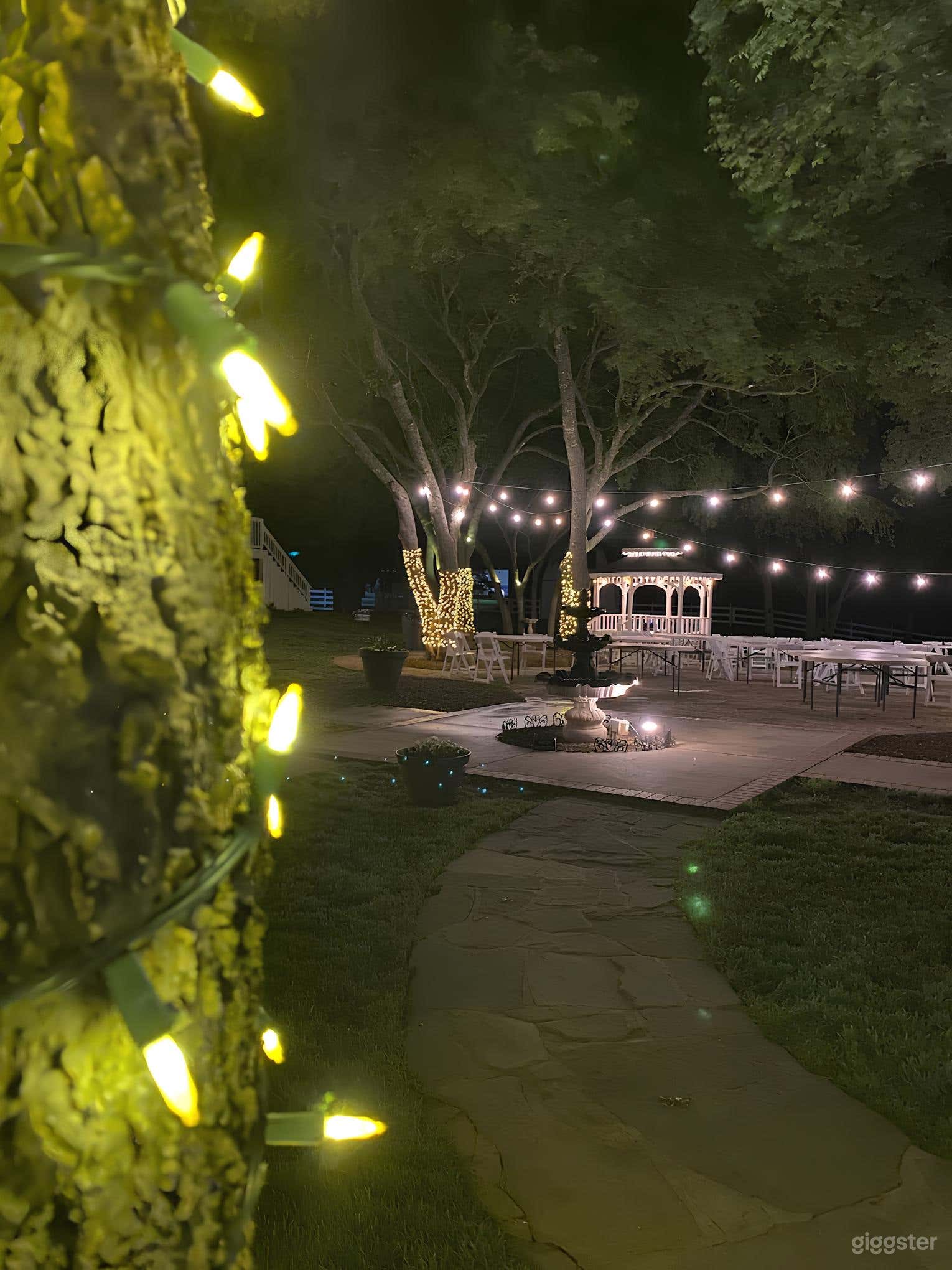 Flagstone Patio, Fountain &amp; Gazebo  Photo 4