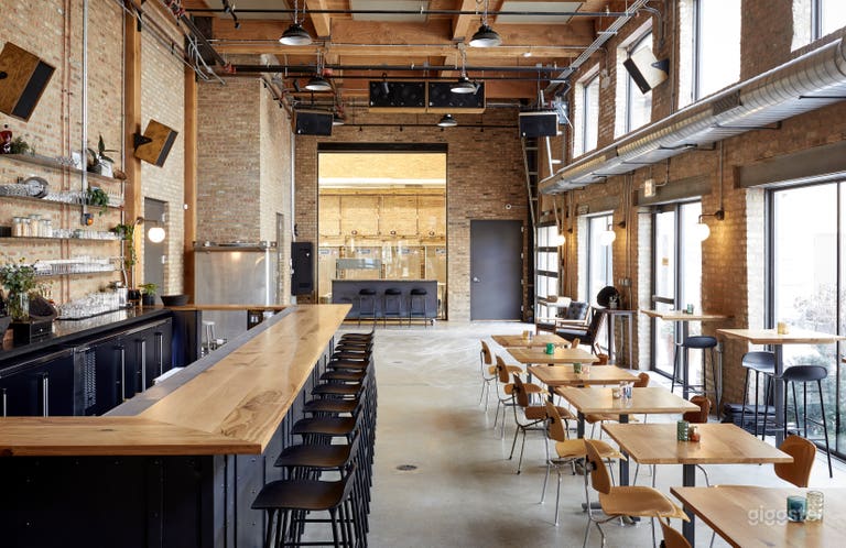  Spacious Exposed-Brick Bar, Production, and Event Space 