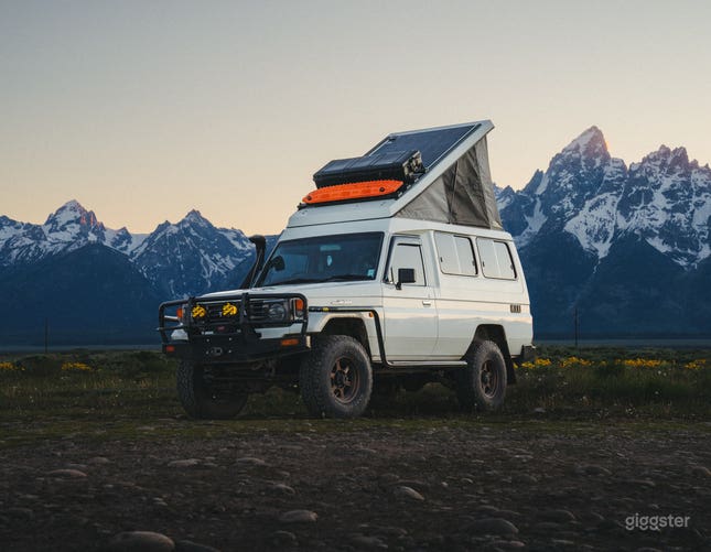 Rent Toyota Land Cruiser Troopy Van for Filming Classic 4x4 Vehicle