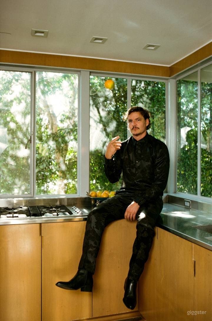 Pedro Pascal for Icon Magazine shot at Lukens House
