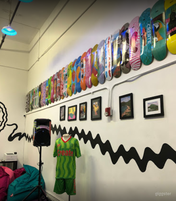  Negozio di skateboard elegante per produzioni a SF 