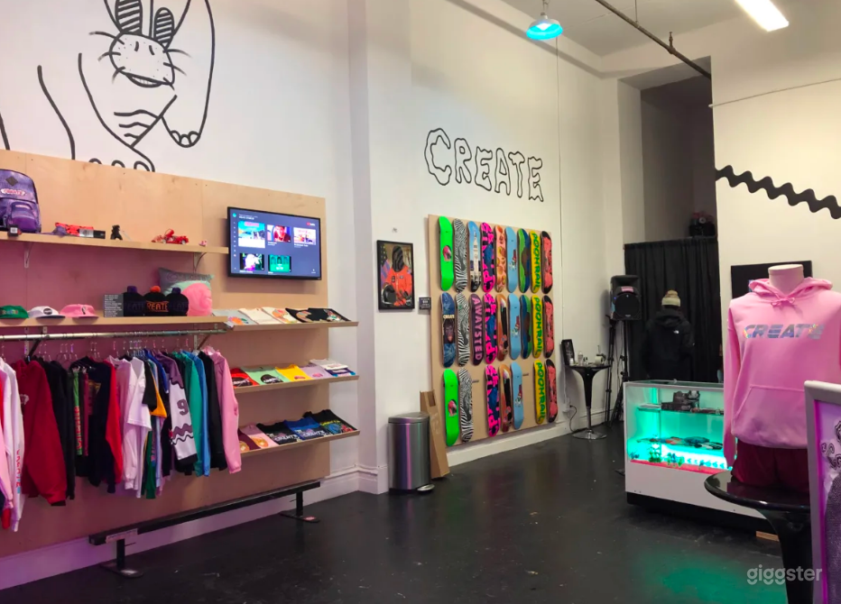 Stylish Skateboard Shop for Productions in SF  Photo 1