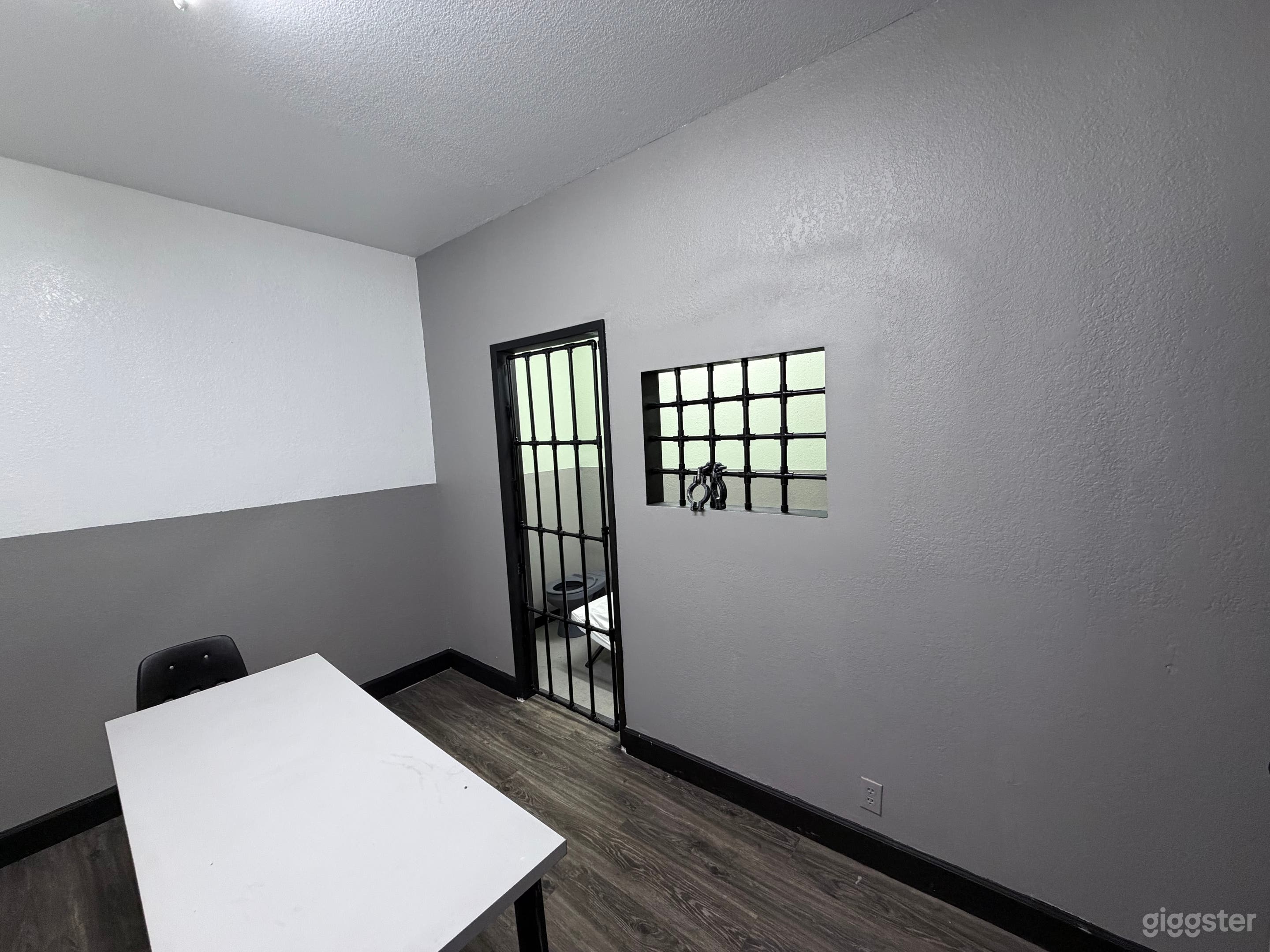 Realistic Jail Cell & Interrogation Room Set Near DTLA Photo 3