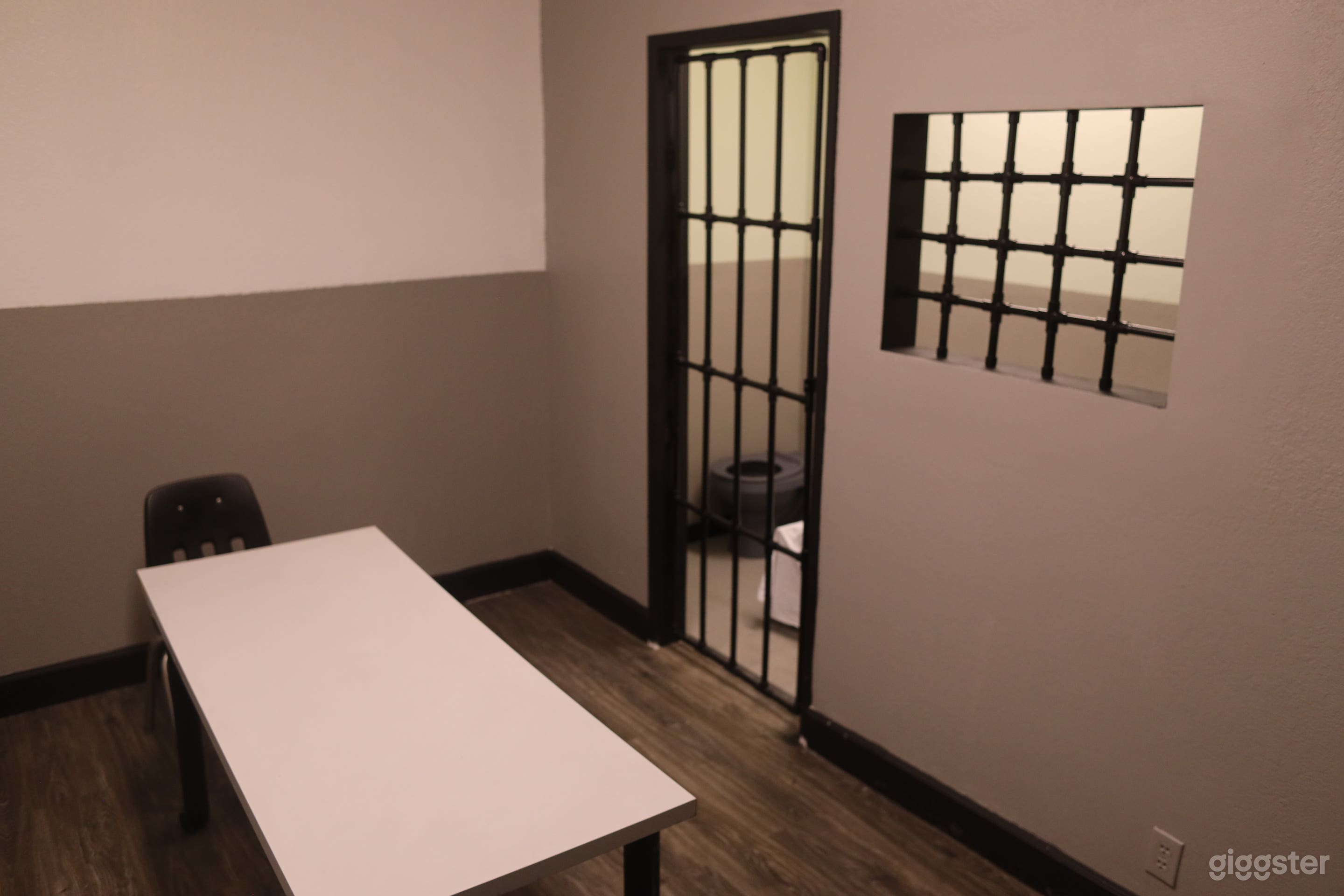 Realistic Jail Cell & Interrogation Room Set Near DTLA Photo 1