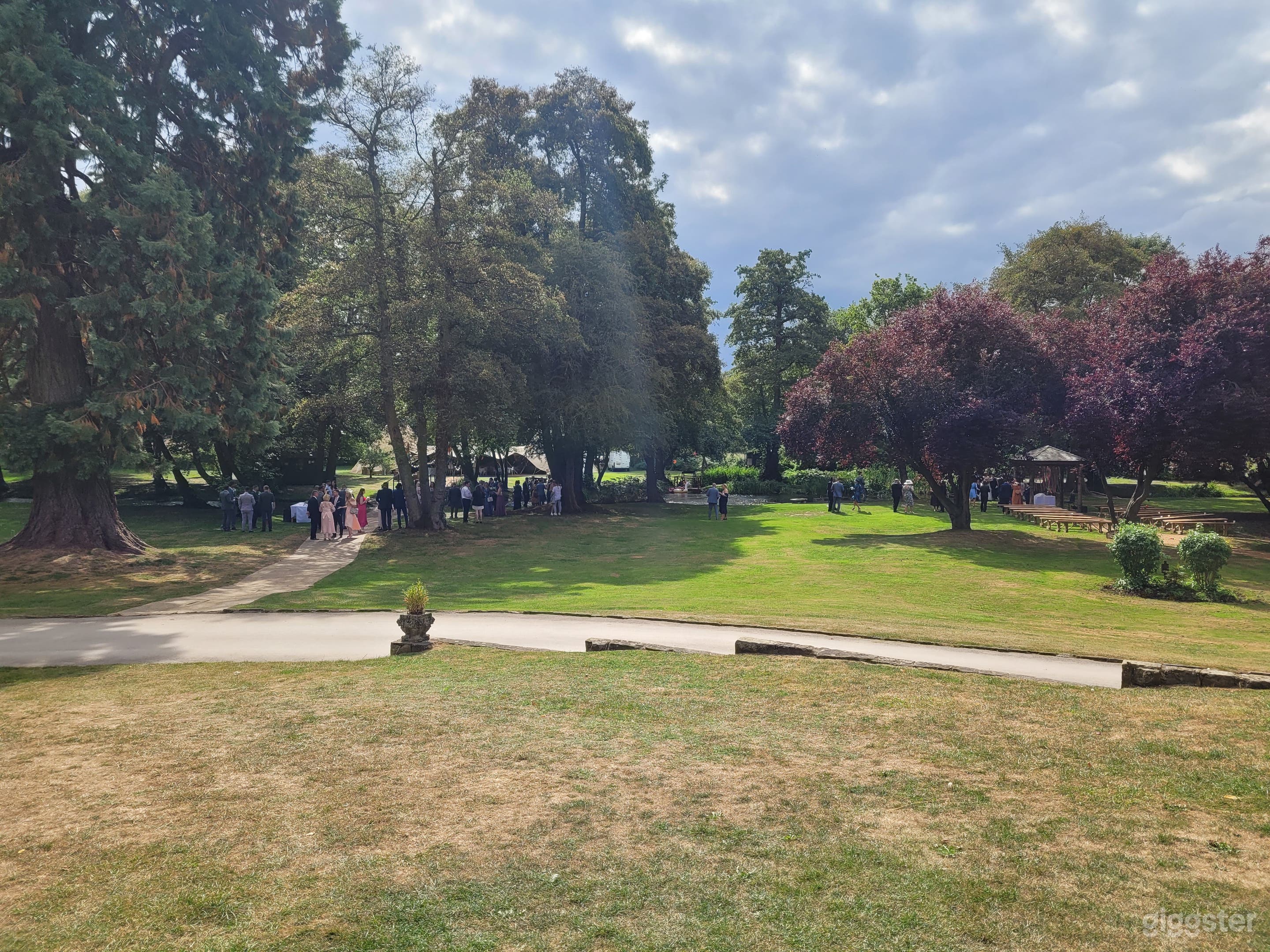 Exclusive use camping wedding venue.  Photo 4