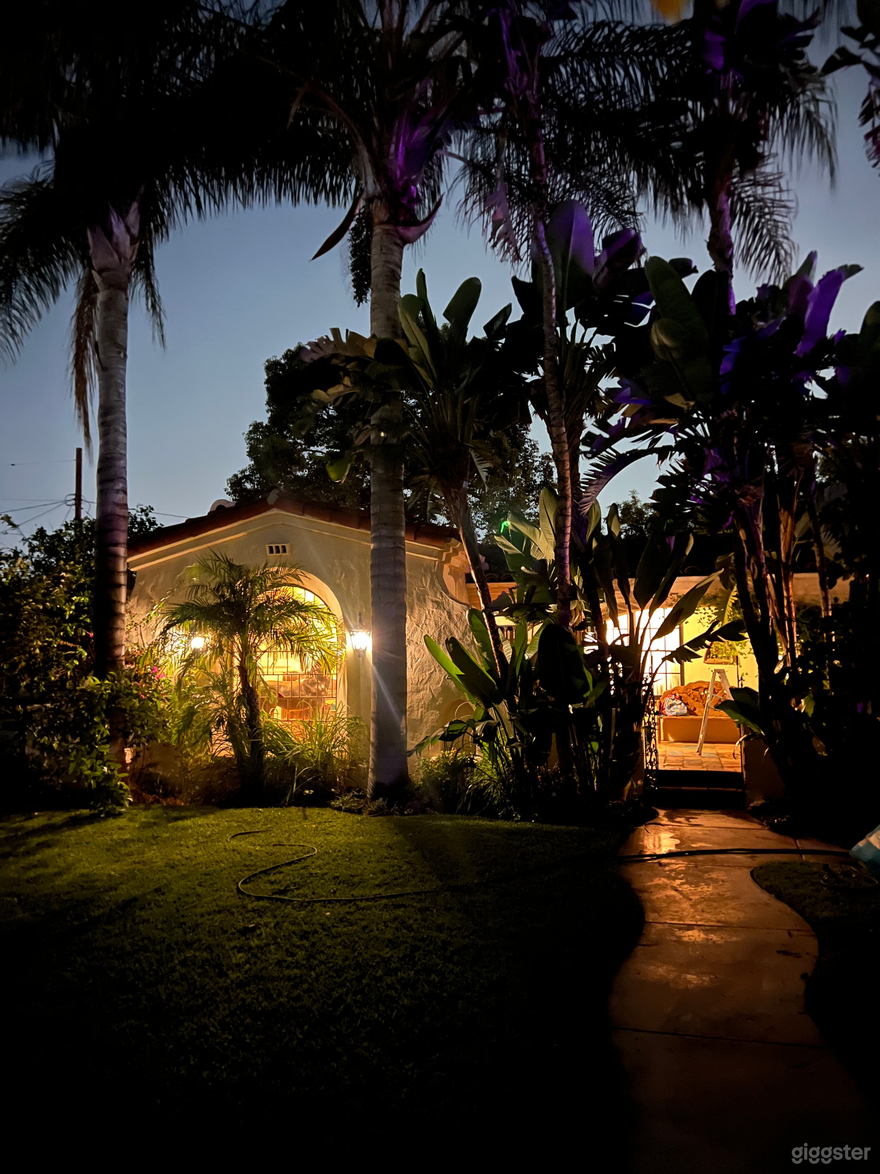 House Front - night view