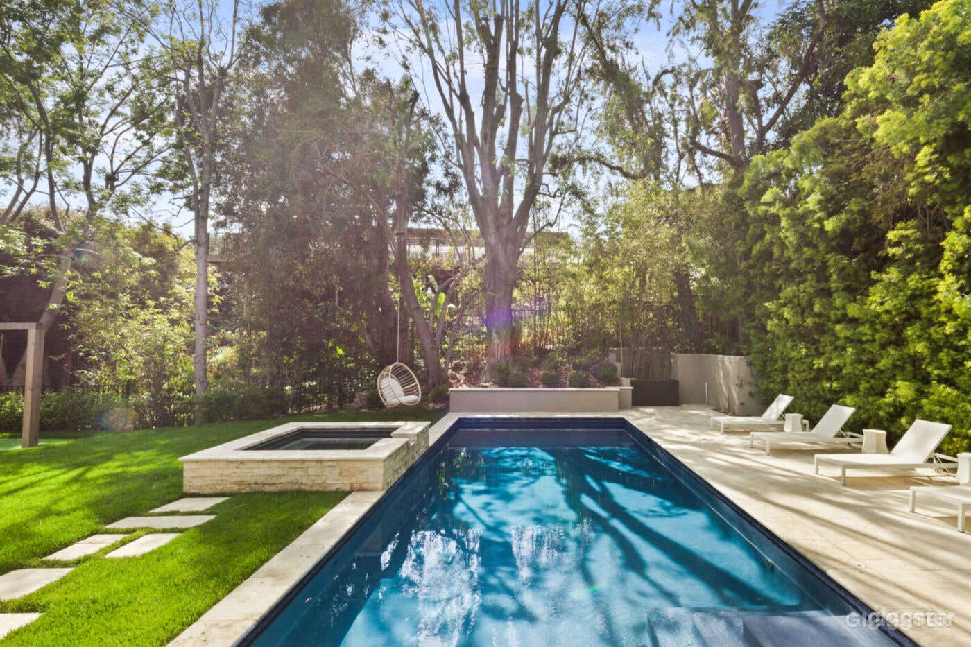 Tudor Style Swimming Pool Photo 2