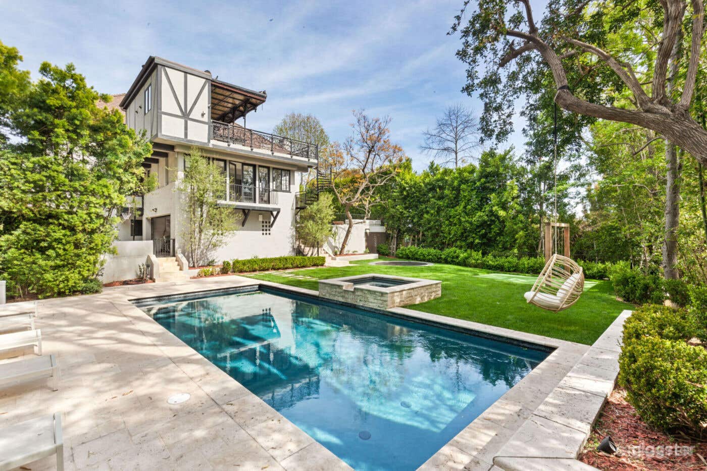 Tudor Style Swimming Pool Photo 3