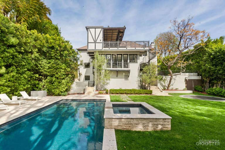  Tudor Style Swimming Pool 