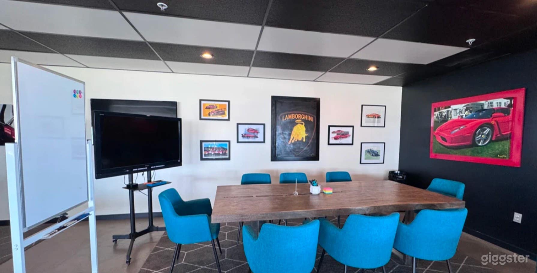 Creative Meeting Space in a Beautiful Auto Gallery Photo 1