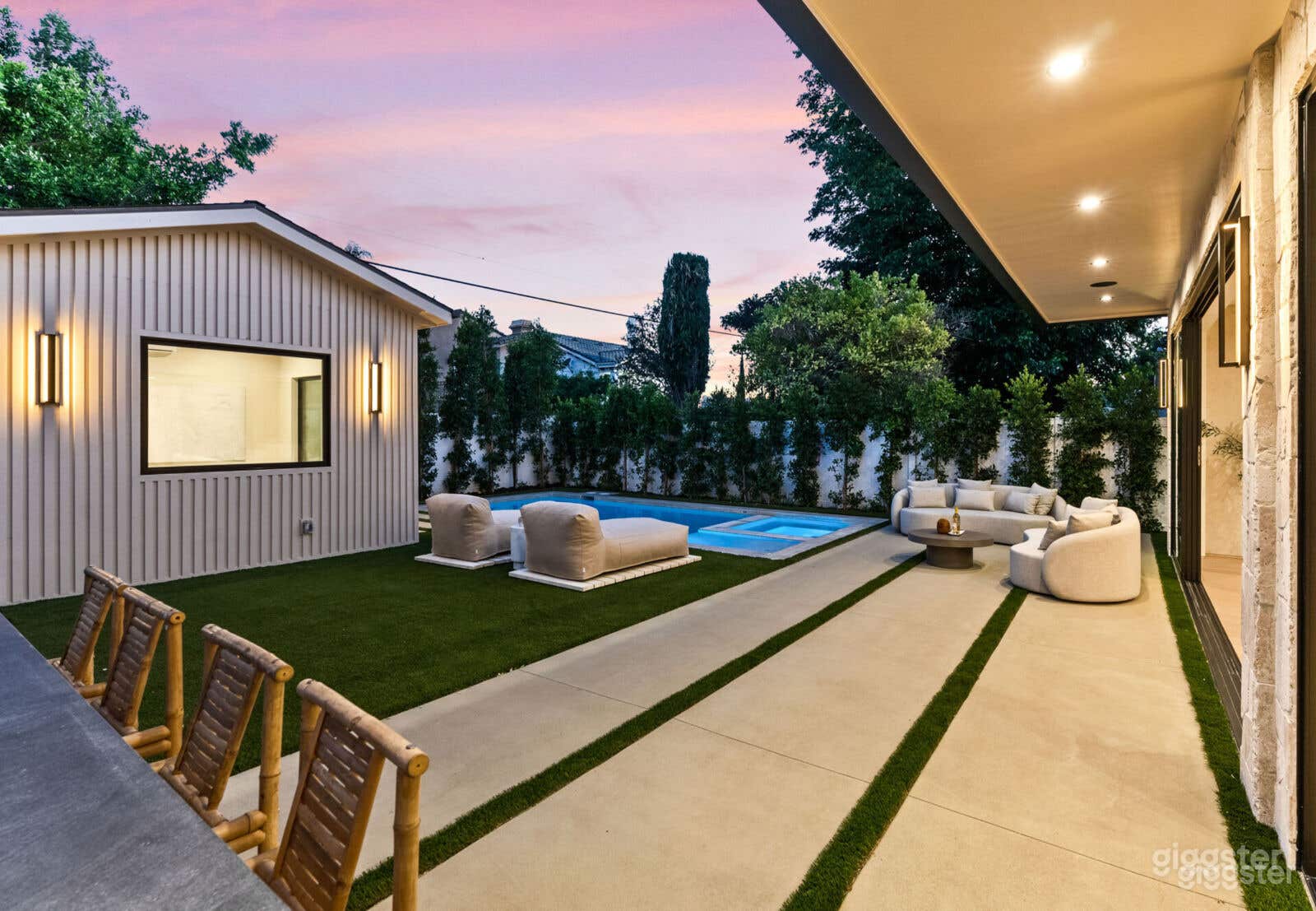 Resort-Style Backyard | Pool, Spa & Cabana with Kitchenette Photo 4